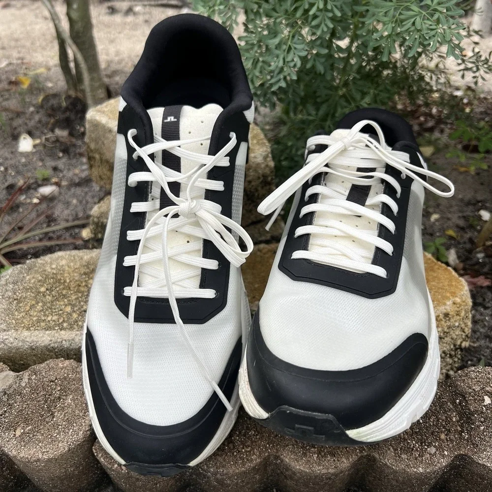 J.Lindeberg Golf Vent 500 Shoes Men's 12-12.5 EU 45 Black White